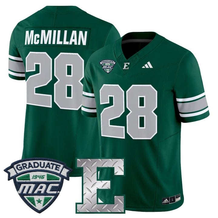 Dontae McMillan Jersey #28 Eastern Michigan Eagles 2025 Limited Stitched - Image 5