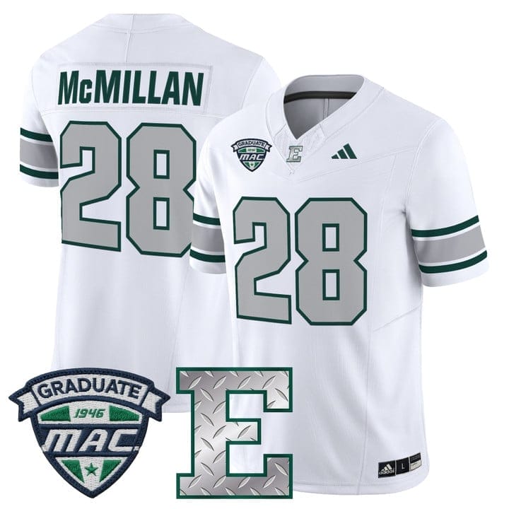 Dontae McMillan Jersey #28 Eastern Michigan Eagles 2025 Limited Stitched - Image 2