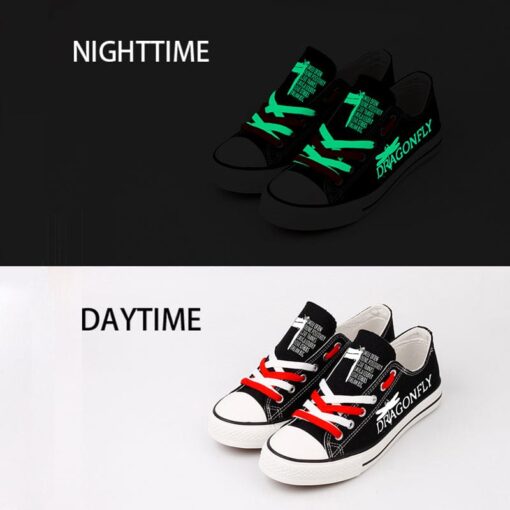 Dragonfly Canvas Sneakers Shoes For Men Women Fans - Image 3