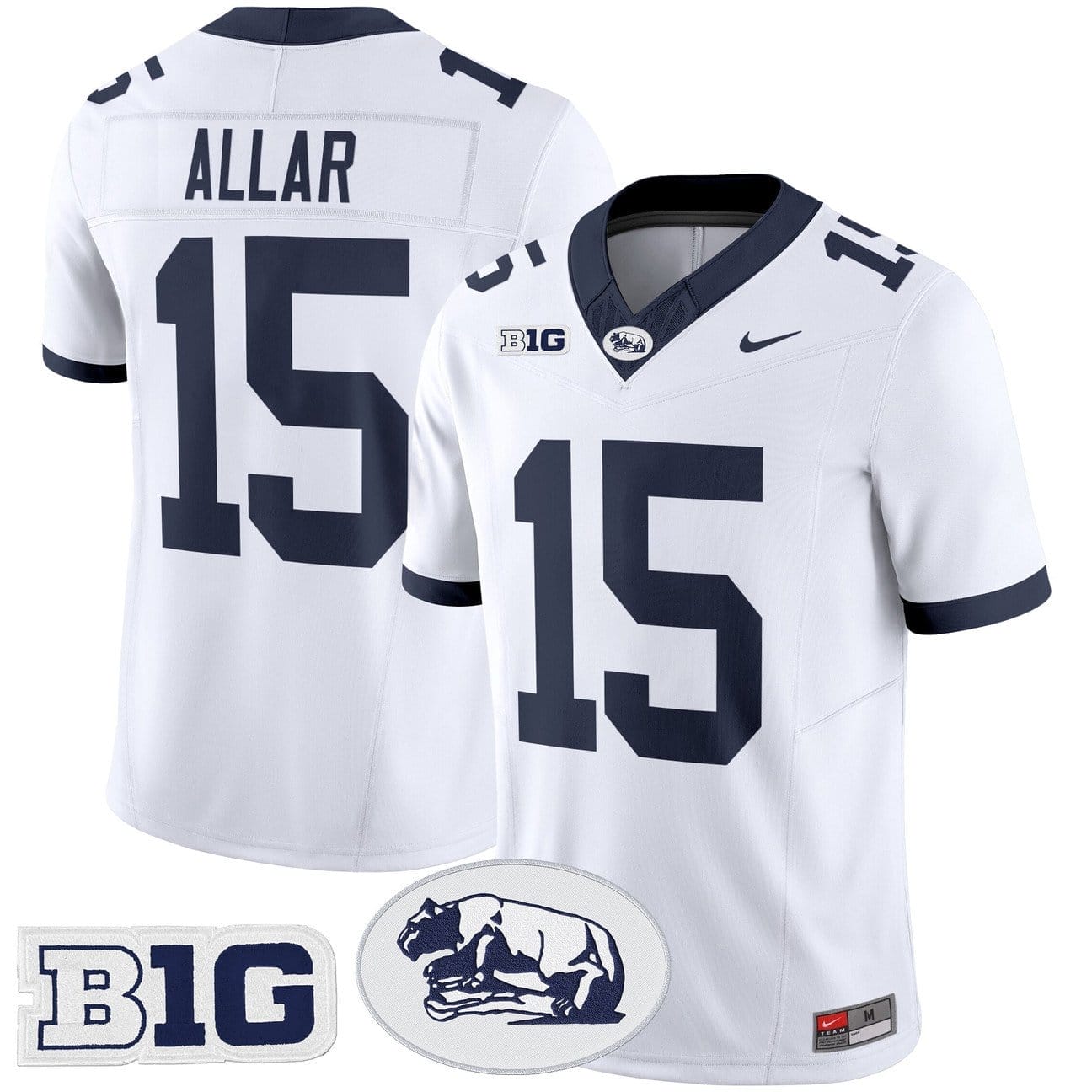 Drew Allar Jersey #15 Penn State Nittany Lions 2025 Throwback Limited Stitched - Image 3