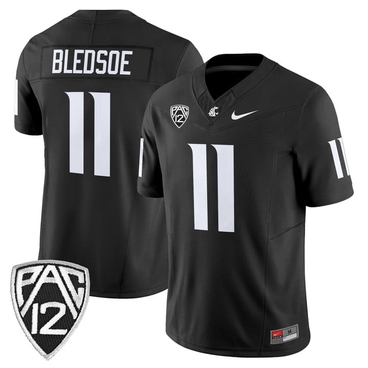 Drew Bledsoe Jersey #11 Washington State Cougars 2025 Vapor Limited Stitched - Image 2