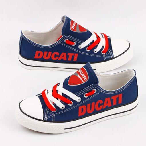 Ducati Canvas Sneakers Shoes For Men Women Fans - Image 8