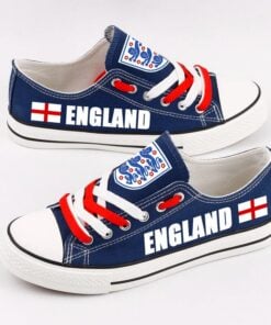 Alternative view of England Low Top Canvas Sport Sneakers Shoes For Men Women Fans