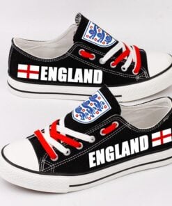 England Low Top Canvas Sport Sneakers Shoes For Men Women Fans