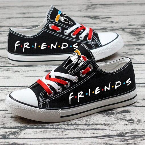 Friends Low Top Canvas Sport Sneakers Shoes For Men Women Fans - Image 4