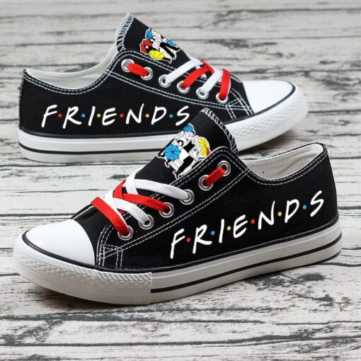 Friends Low Top Canvas Sport Sneakers Shoes For Men Women Fans - Image 3