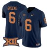 GarrettGreeneJersey 6WestVirginiaMountaineers1965ThrowbackStitched