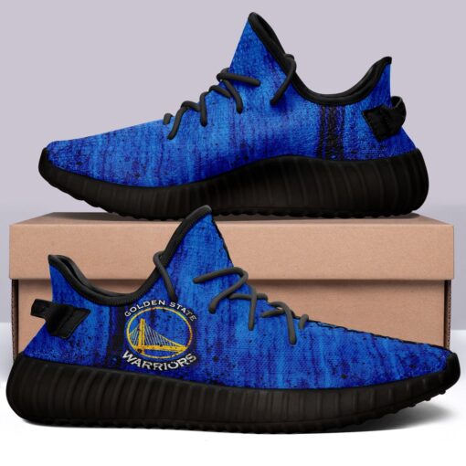 Golden State Warriors NBA 350v Yeezy Sneakers For Men Women Fans - Image 2