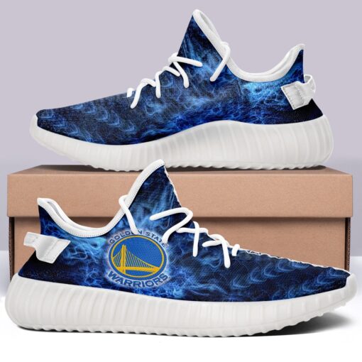 Golden State Warriors NBA 350v Yeezy Sneakers For Men Women Fans - Image 4