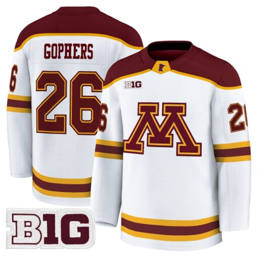 Gophers Jersey #26 Minnesota Golden Gophers 2025-26 Premium Stitched - Image 3