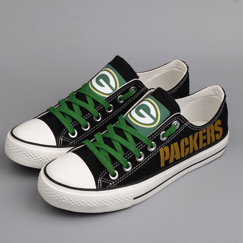 Green Bay Packers Low Top Canvas Sport Sneakers Shoes For Men Women Fans 5 Green Bay Packers Low Top Canvas Sport Sneakers Shoes For Men Women Fans - Image 5