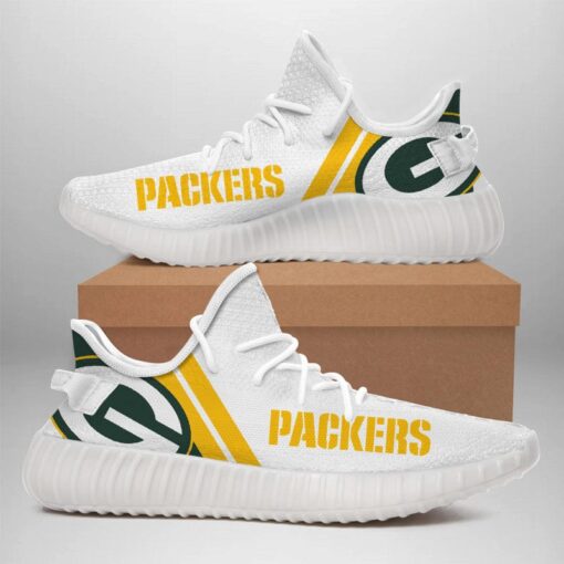 Green Bay Packers NFL 350v Yeezy Sneakers For Men Women Fans - Image 3