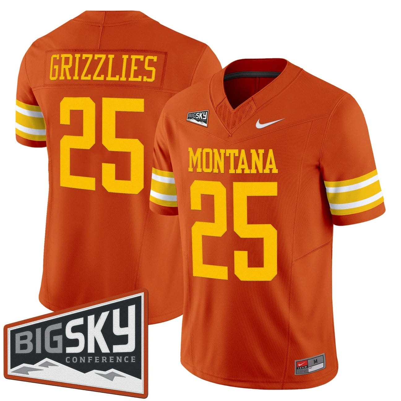 Grizzlies Jersey #25 Montana Grizzlies 1995 Throwback Vapor Limited Stitched 2 Grizzlies Jersey #25 Montana Grizzlies 1995 Throwback Vapor Limited Stitched - Image 2