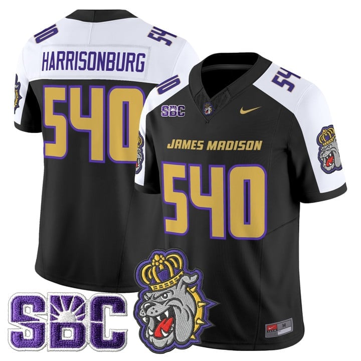 Harrisonburg Jersey 540 James Madison Dukes 2025 Vapor Stitched Black Alter 1dfa3dab c122 44af b99f e43108cebf3f