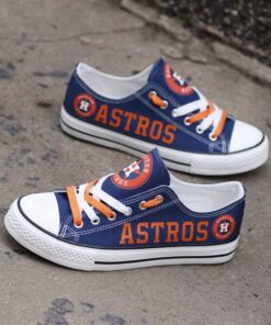 Houston Astros Limited Print MLB Students Low Top Canvas Shoes Sport Sneakers 1 cecd9237 de6f 4ab6 886a 0e3f4e0368c6