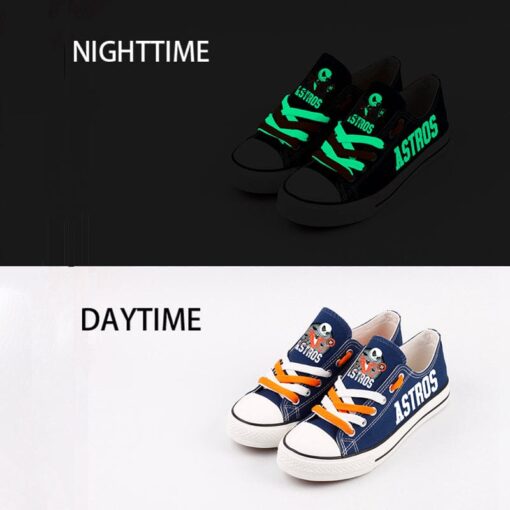 Houston Astros Limited Print Low Top Canvas Shoes Sport Sneakers For Men Women Fans