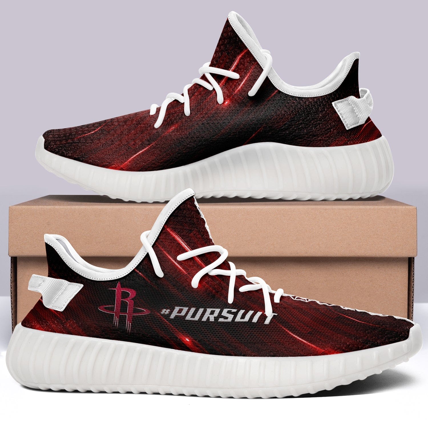 Houston Rockets NBA 350v Yeezy Sneakers For Men Women Fans 2 Houston Rockets NBA 350v Yeezy Sneakers For Men Women Fans - Image 2