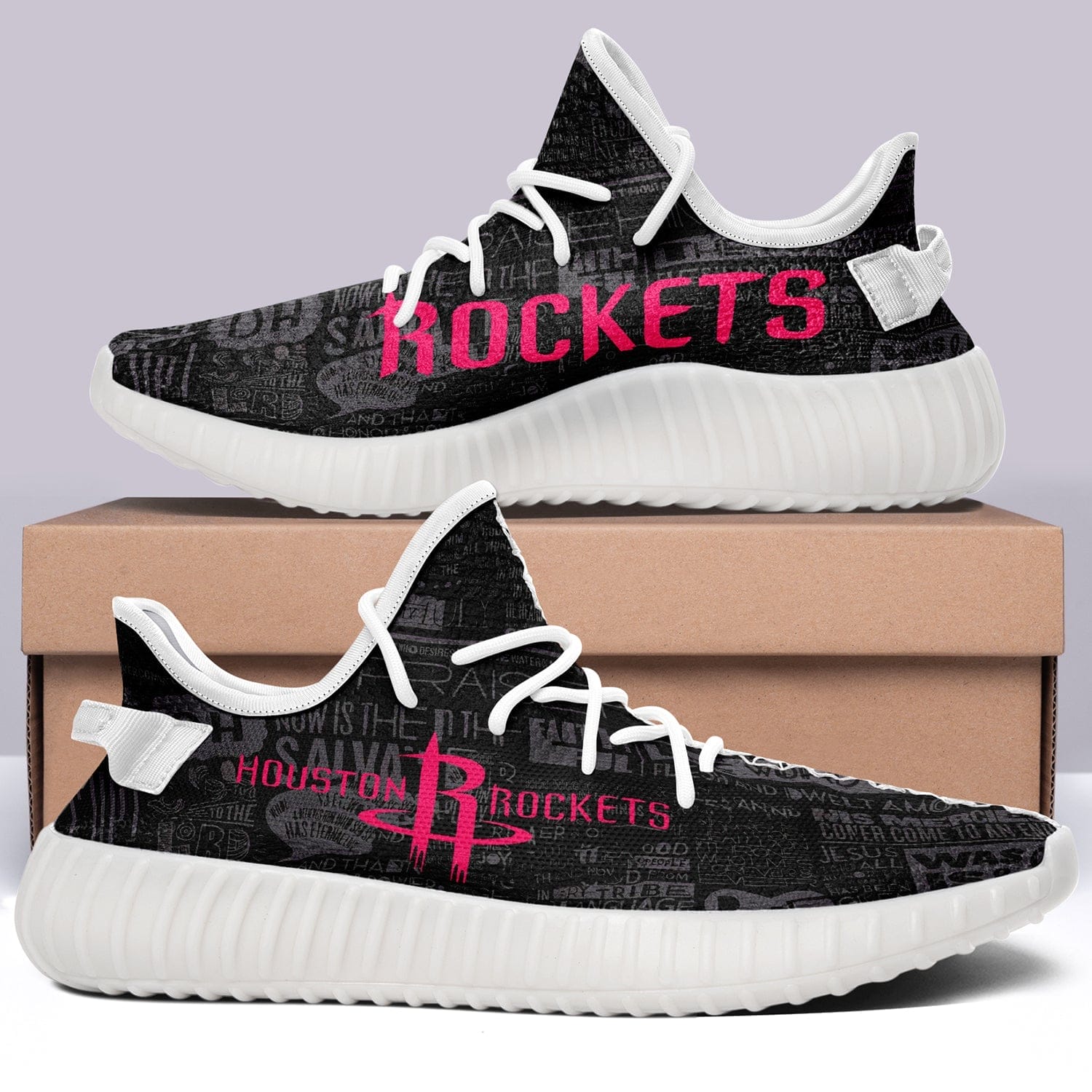 Houston Rockets NBA 350v Yeezy Sneakers For Men Women Fans 4 Houston Rockets NBA 350v Yeezy Sneakers For Men Women Fans - Image 4