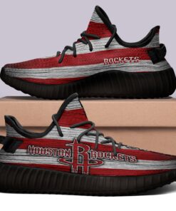 Houston Rockets NBA 350v Yeezy Sneakers For Men Women Fans 14 Houston Rockets V3 NBA 350v Yeezy Sneakers black