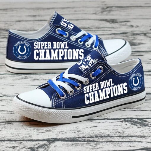 Indianapolis Colts Sport Sneakers Shoes For Men Women Fans - Image 2