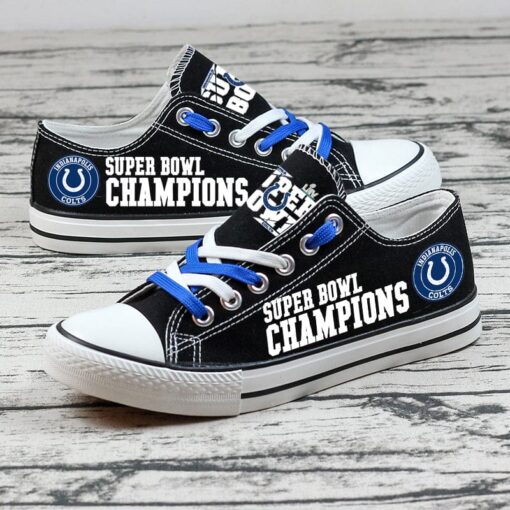 Indianapolis Colts Sport Sneakers Shoes For Men Women Fans - Image 3
