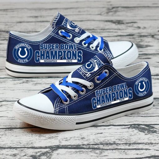 Indianapolis Colts Sport Sneakers Shoes For Men Women Fans - Image 4