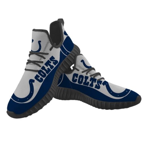 Indianapolis Colts Sneaker Shoes NFL For Men Women Fans - Image 4