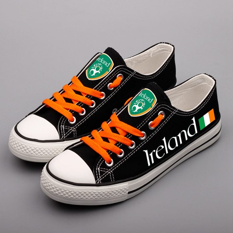 Ireland Low Top Canvas Sport Sneakers Shoes For Men Women Fans 1 Ireland Low Top Canvas Sport Sneakers Shoes For Men Women Fans