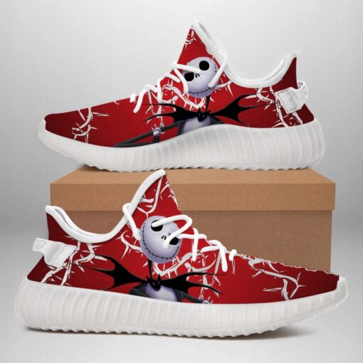 Jack Skellington 350v Yeezy Sneakers For Men Women Fans - Image 2