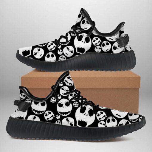 Jack Skellington 350v Yeezy Sneakers For Men Women Fans - Image 2