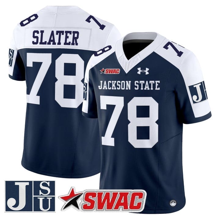 Jackie Slater Jersey #78 Jackson State Tigers 2025 Limited Stitched 5 Jackie Slater Jersey #78 Jackson State Tigers 2025 Limited Stitched - Image 5
