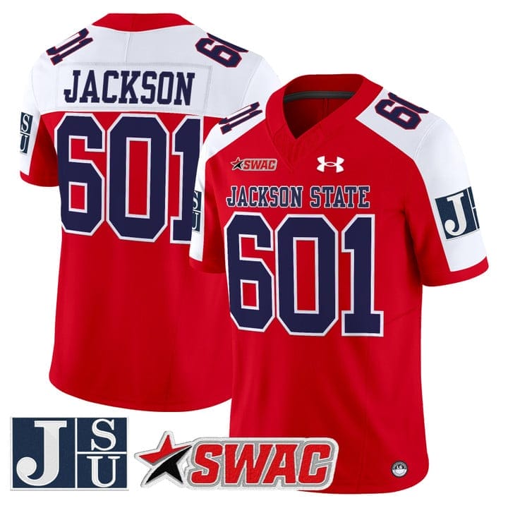Jackson Jersey #601 Jackson State Tigers 2025 Vapor Limited Stitched - Image 3