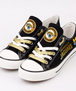 Alternative view of Jacksonville Jaguars Low Top Canvas Sport Sneakers Shoes For Men Women Fans