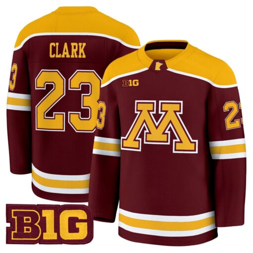 Jimmy Clark Jersey #23 Minnesota Golden Gophers 2025-26 Premium Stitched - Image 2