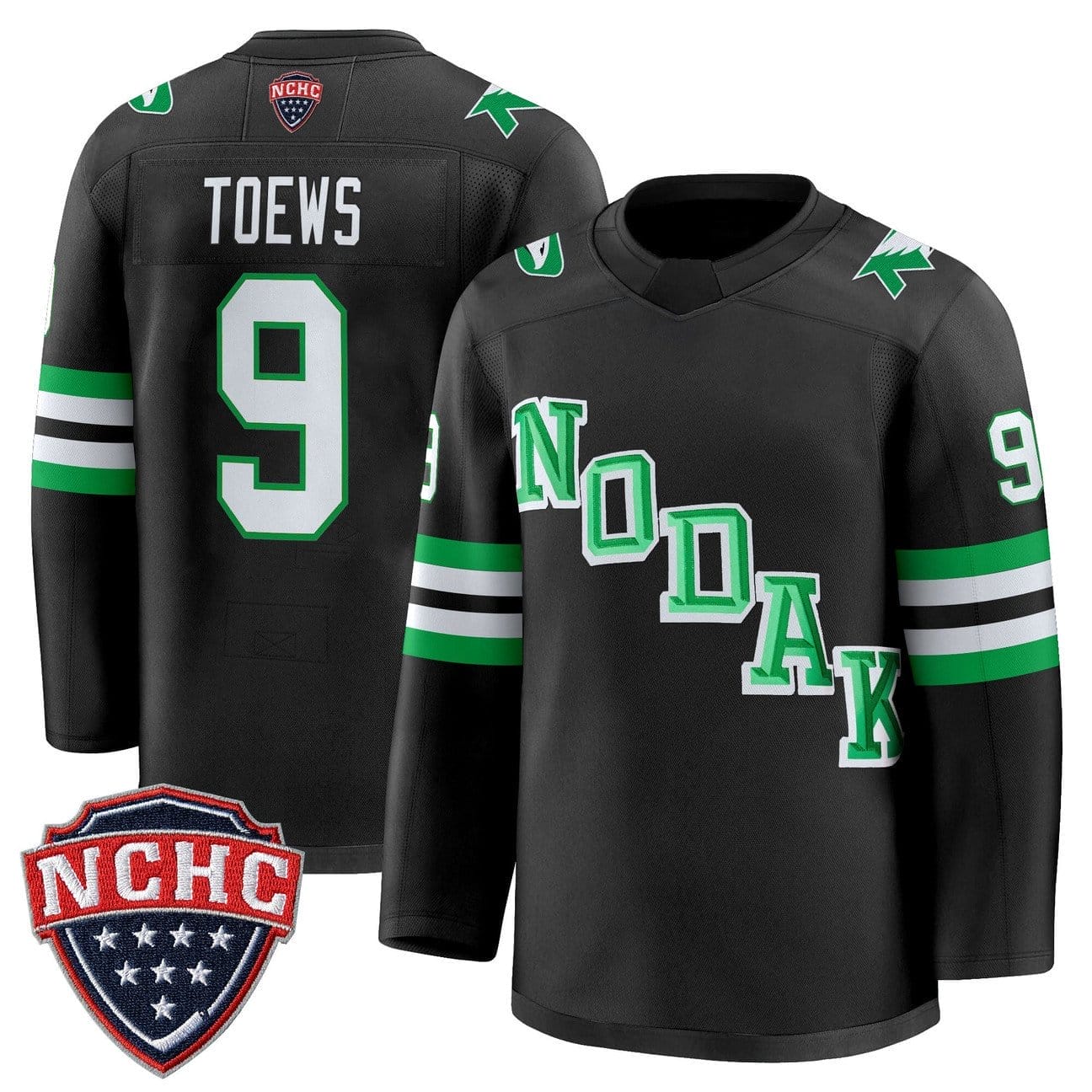 Jonathan Toews Jersey #9 North Dakota Fighting Hawks 2025-26 Stitched
