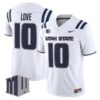 JordanLoveJersey 10UtahStateAggies2025VaporLimitedStitchedWhite