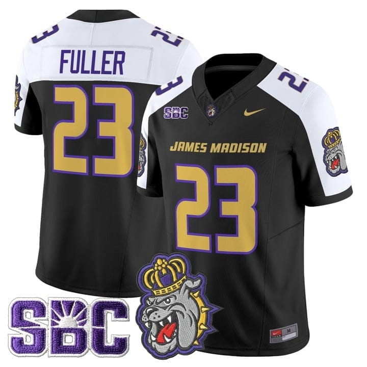 Jordan Fuller Jersey #23 James Madison Dukes 2025 Vapor Limited Stitched