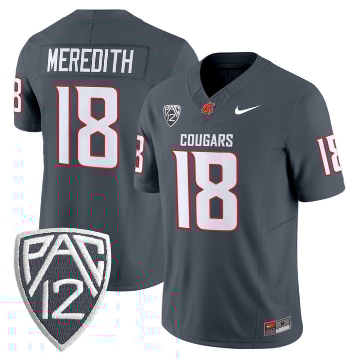 JoshuaMeredithJersey 18WashingtonStateCougars2025V2VaporStitched