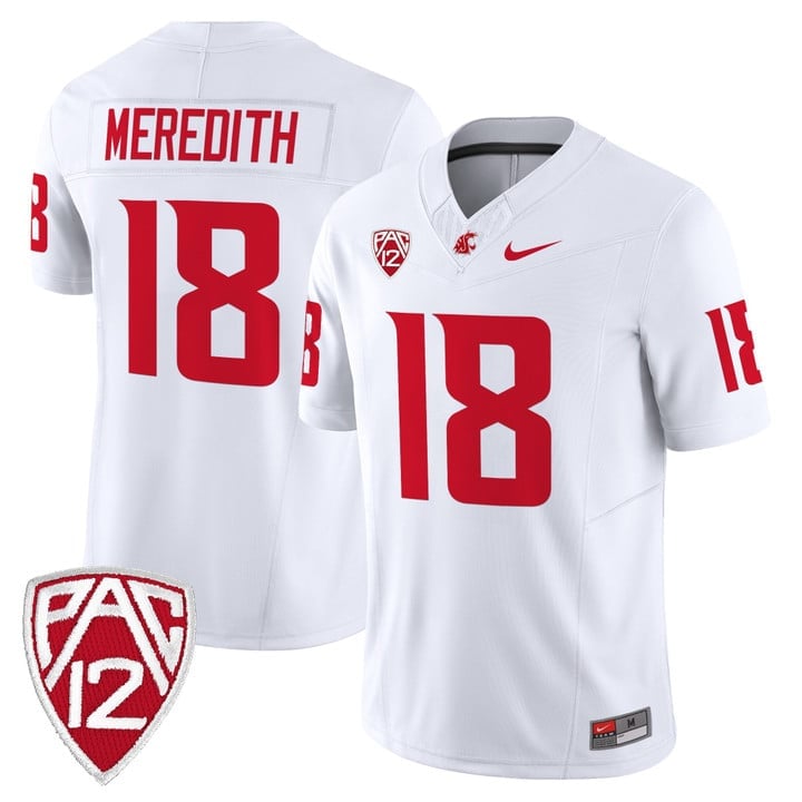 Joshua Meredith Jersey #18 Washington State Cougars 2025 Vapor Limited Stitched - Image 5