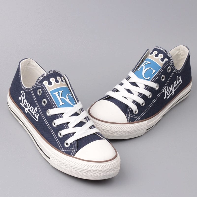 Kansas City Royals Limited Print Low Top Canvas Shoes Sport Sneakers For Men Women Fans 4 Kansas City Royals Limited Print Low Top Canvas Shoes Sport Sneakers For Men Women Fans - Image 4