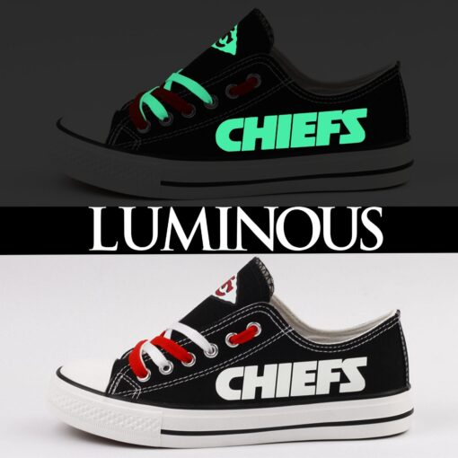 Kansas City Chiefs Low Top Canvas Sport Sneakers Shoes For Men Women Fans - Image 2