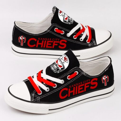 Kansas City Chiefs Low Top Canvas Sport Sneakers Shoes For Men Women Fans - Image 7