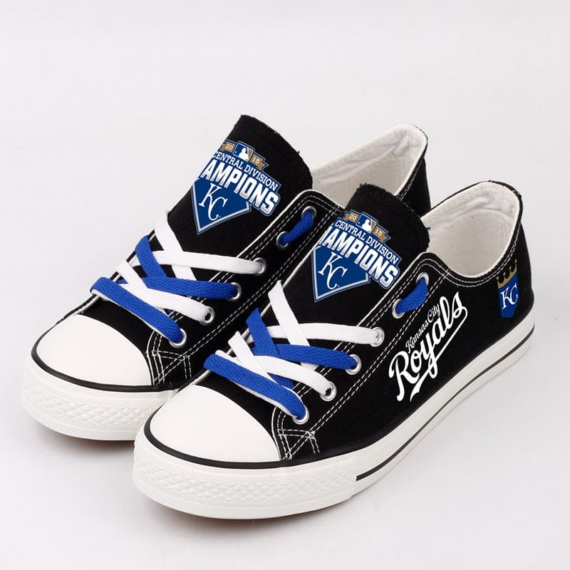 Kansas City Royals Limited Print Low Top Canvas Shoes Sport Sneakers For Men Women Fans 2 Kansas City Royals Limited Print Low Top Canvas Shoes Sport Sneakers For Men Women Fans - Image 2