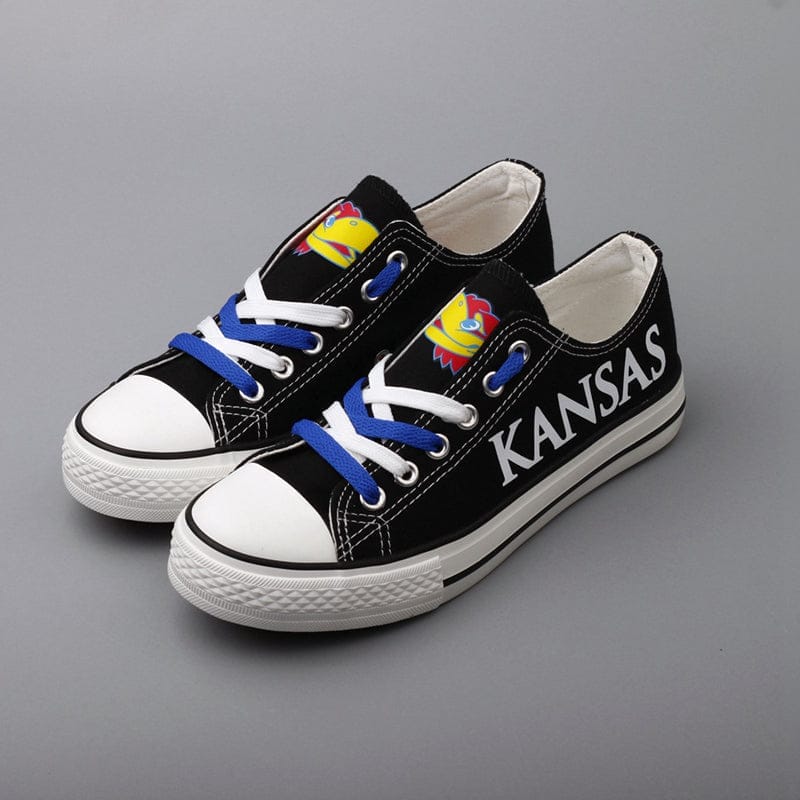 Kansas Jayhawks-secondary Sport Sneakers Shoes For Men Women Fans 2 Kansas Jayhawks-secondary Sport Sneakers Shoes For Men Women Fans - Image 2