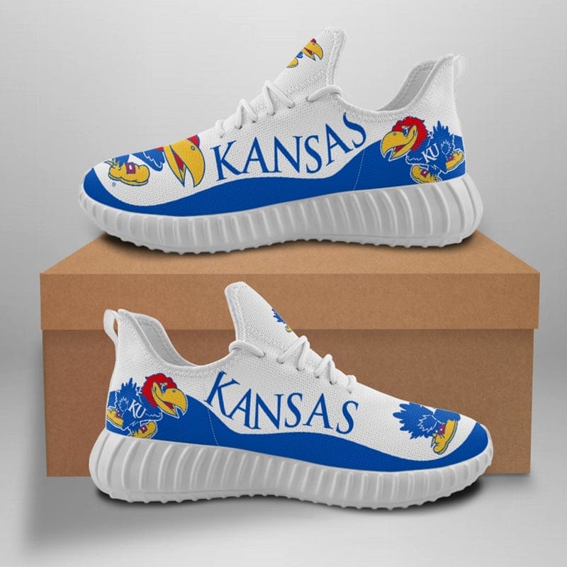 Kansas Jayhawks NCAA Sneaker Shoes Hot Team For Men Women Fans 4 Kansas Jayhawks NCAA Sneaker Shoes Hot Team For Men Women Fans - Image 4