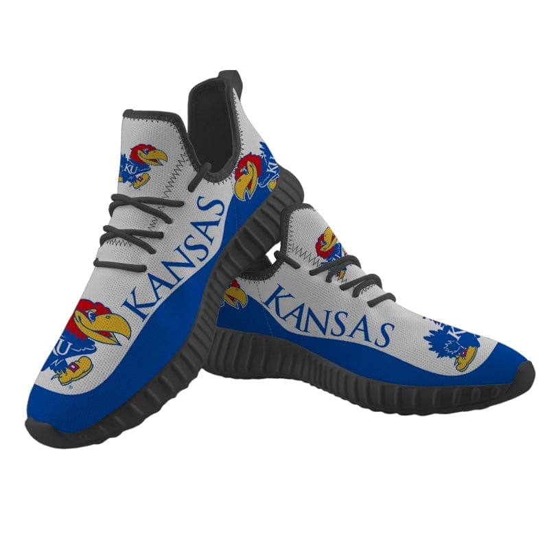 Kansas Jayhawks NCAA Sneaker Shoes Hot Team For Men Women Fans 3 Kansas Jayhawks NCAA Sneaker Shoes Hot Team For Men Women Fans - Image 3