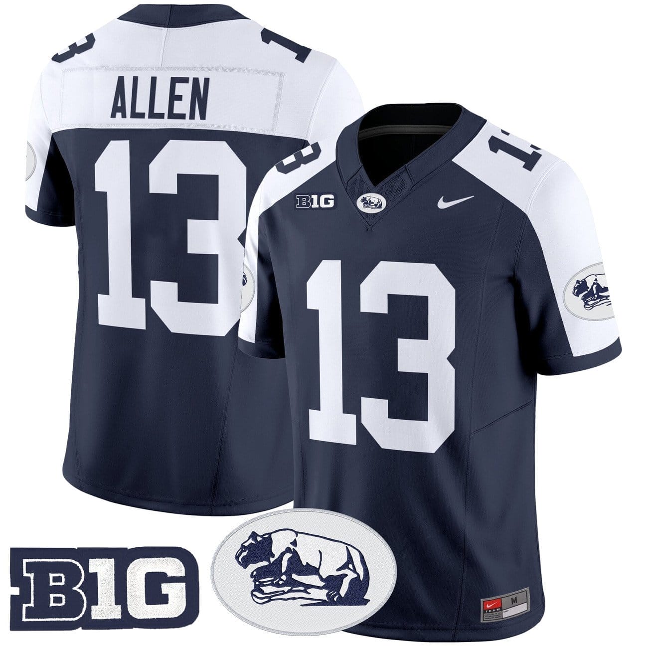 Kaytron Allen Jersey #13 Penn State Nittany Lions 2025 Throwback Limited Stitched 1 Kaytron Allen Jersey #13 Penn State Nittany Lions 2025 Throwback Limited Stitched