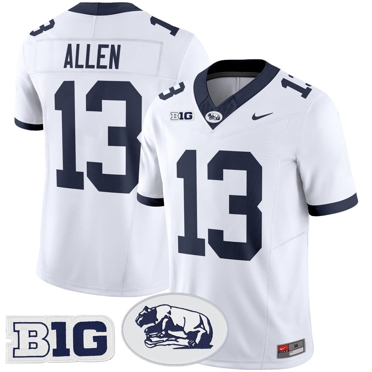 Kaytron Allen Jersey #13 Penn State Nittany Lions 2025 Throwback Limited Stitched 3 Kaytron Allen Jersey #13 Penn State Nittany Lions 2025 Throwback Limited Stitched - Image 3