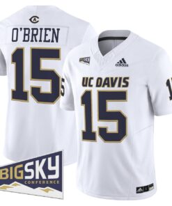 Ken O’Brien Jersey #15 UC Davis Aggies 2025 Lake Tahoe Patch Stitched