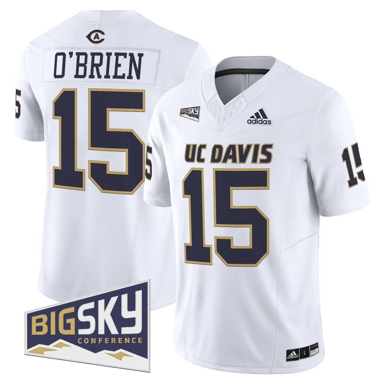 Ken O’Brien Jersey #15 UC Davis Aggies 2025 Lake Tahoe Patch Stitched 1 Ken O’Brien Jersey #15 UC Davis Aggies 2025 Lake Tahoe Patch Stitched